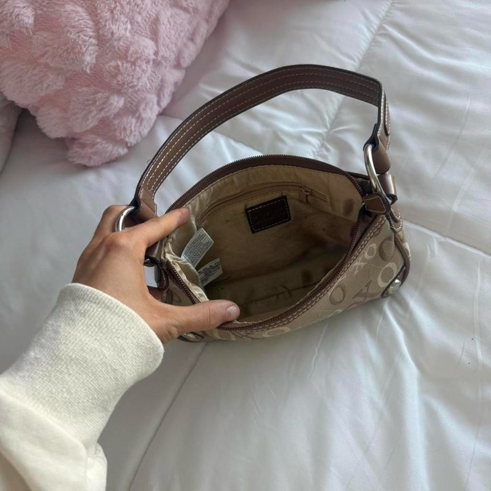 cream and brown xoxo shoulder bag/purse - Picture 4 of 5